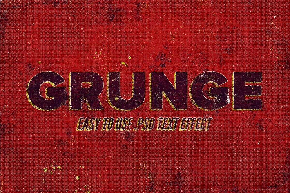 Grunge - Vintage Text Effect example image 1