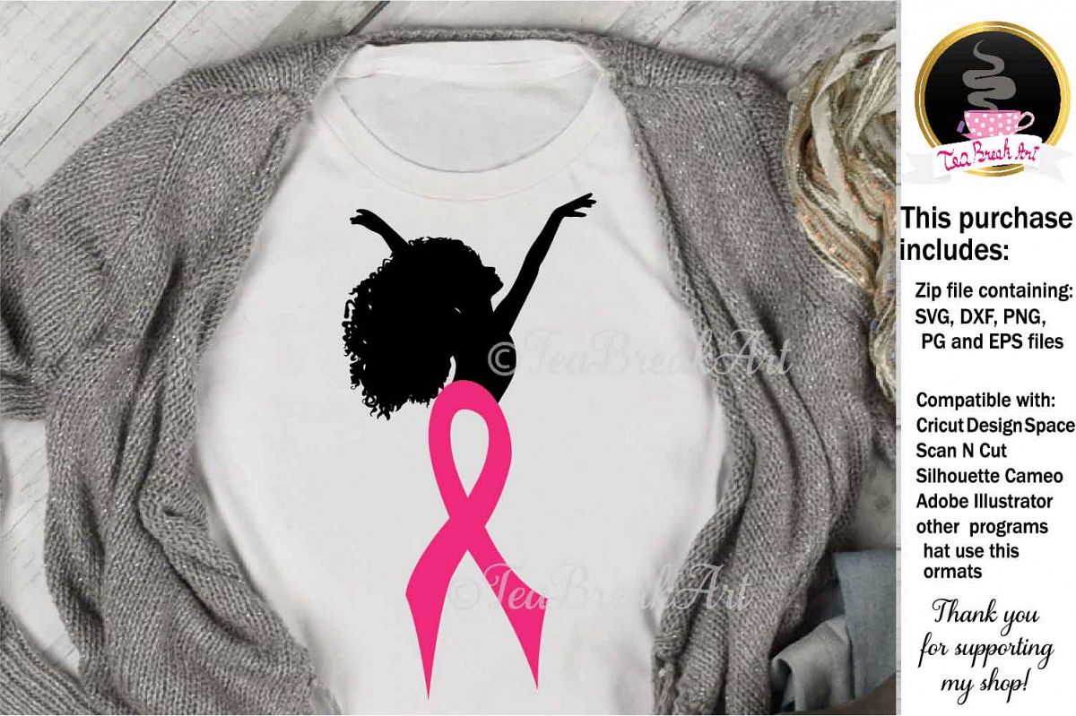 Breast Cancer Awareness Cutting Files 1089 example image 1