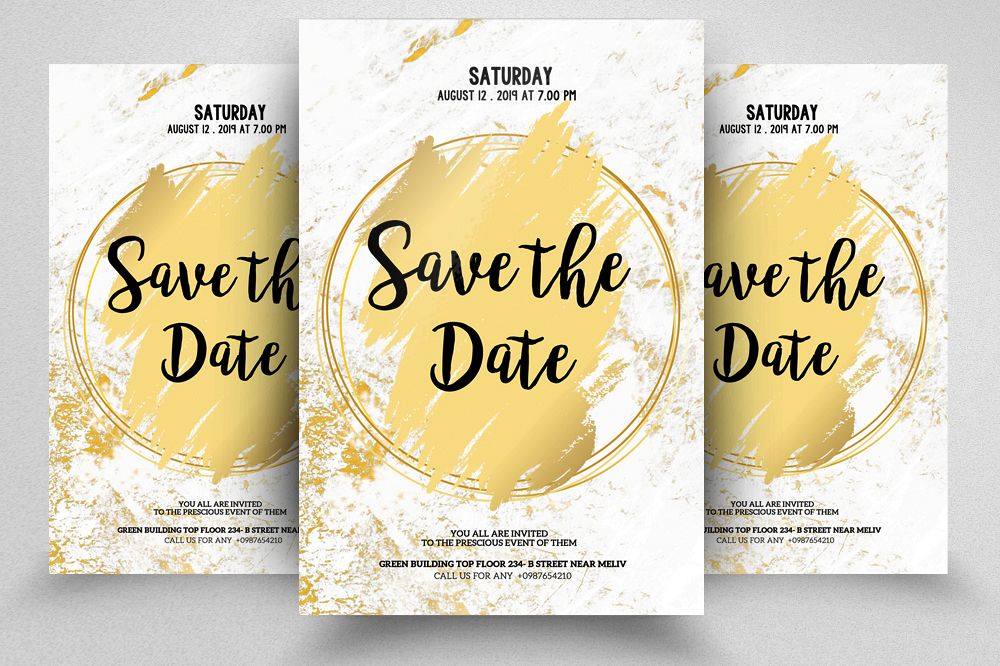 Save The Date Flyer Template example image 1