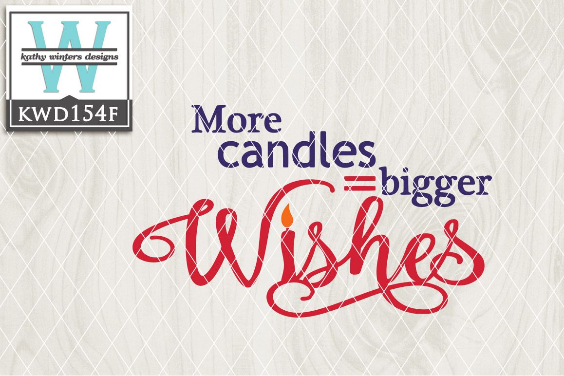 Birthday Cutting File KWD154F example image 1