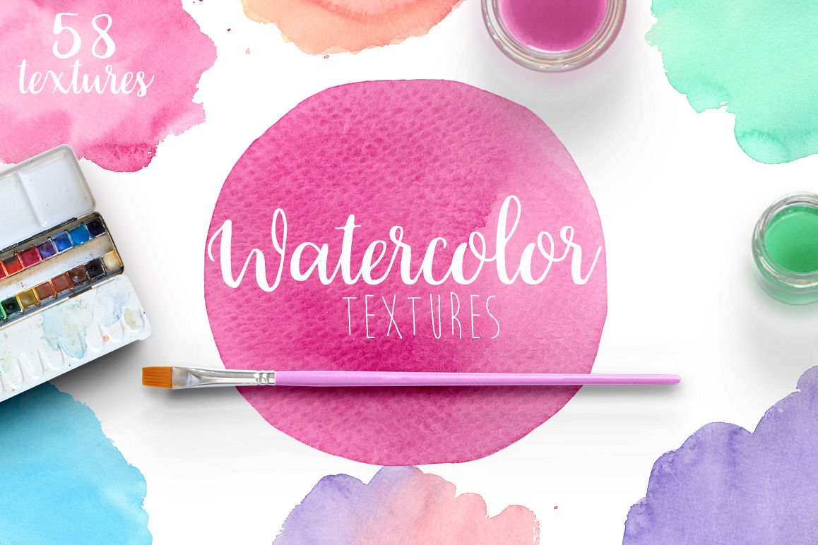 Watercolor textures example image 1