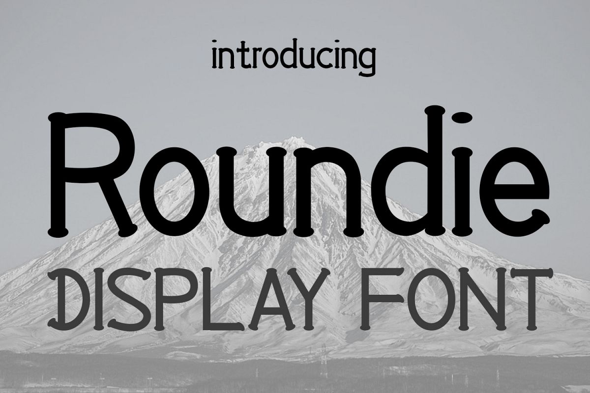 EP Roundie- Display Font example image 1