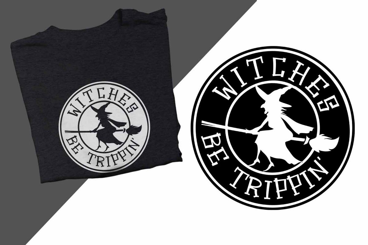 Witches be trippin' Halloween Printable example image 1