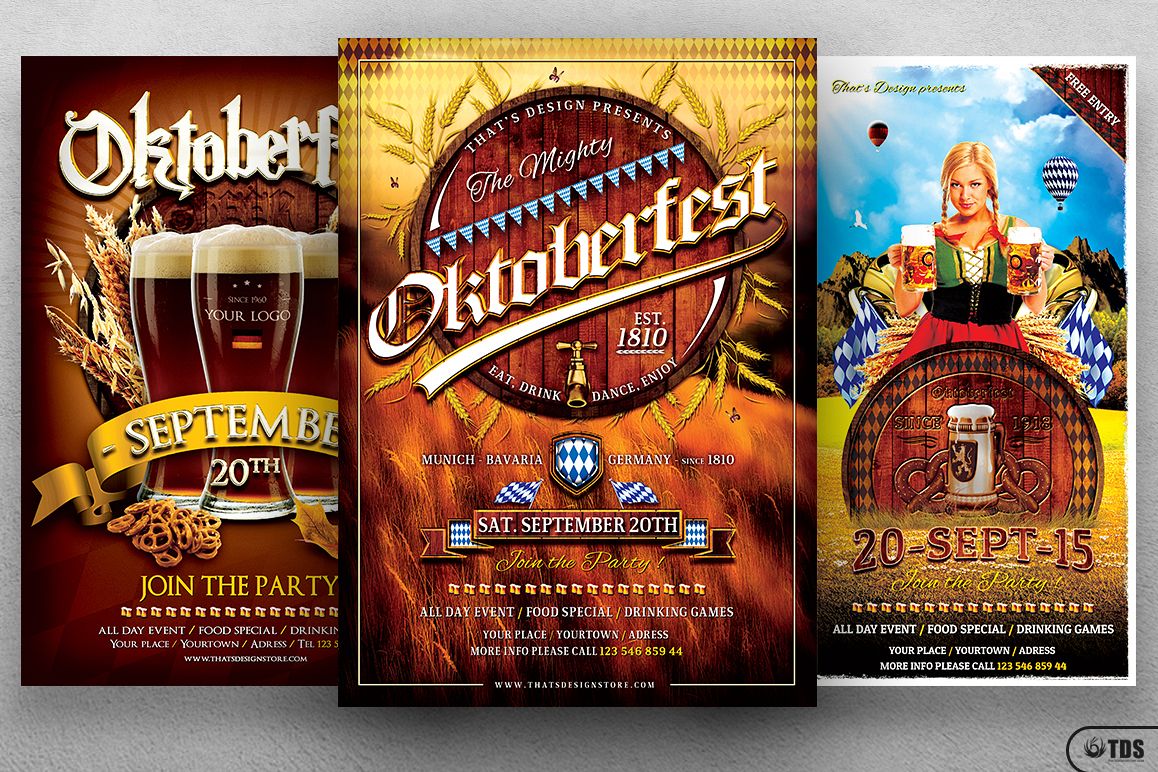 Oktoberfest Flyer Bundle V1 example image 1