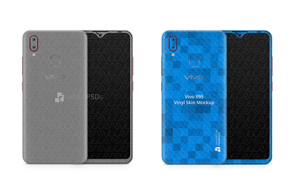 Vivo Y95 Vinyl Skin Design Mockup 2018 example image 1