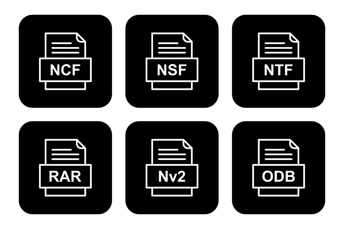 Set Of File Formats Icons example image 1