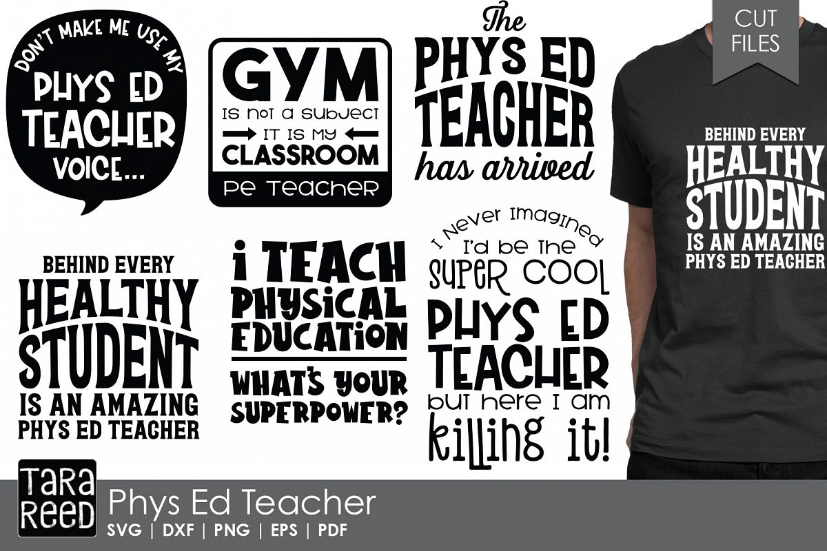 Download Phys Ed Teacher - School SVG and Cut Files for Crafters ...