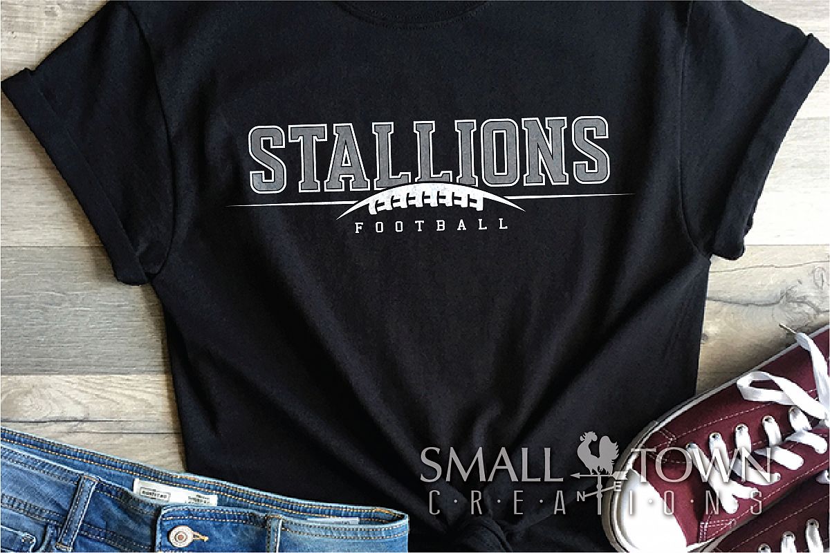 Stallions Football Team, Team, Sport, PRINT, CUT & DESIGN example image 1