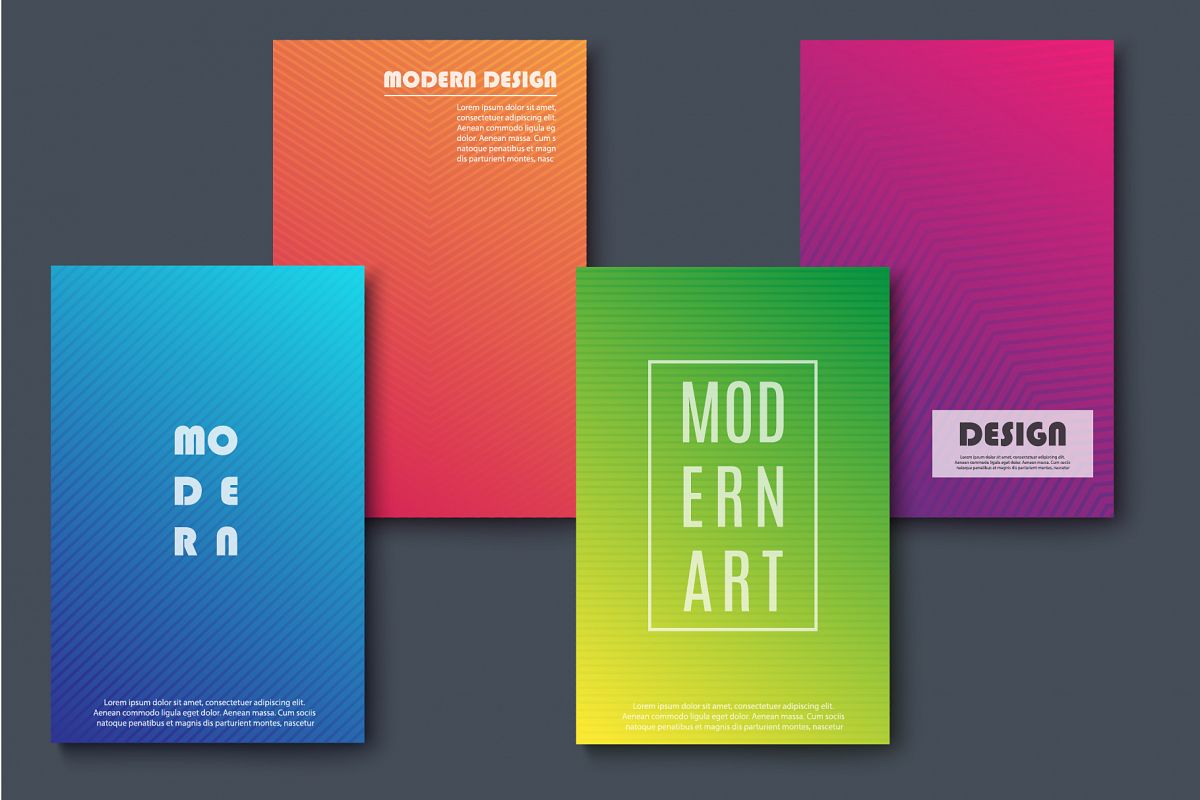 Abstract Modern Banners example image 1