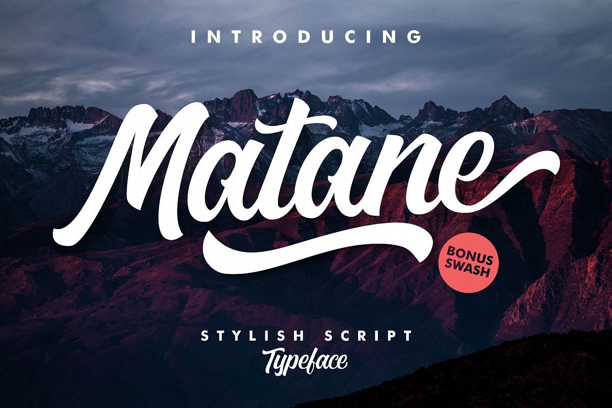 Matane Typeface example image 1