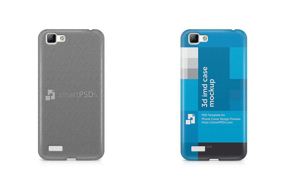 Vivo V1 3d IMD Mobile Case Design Mockup 2015 example image 1