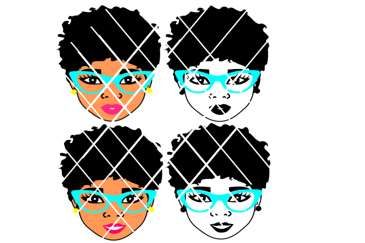 Tiffany Short Hair Svg Afro Svg