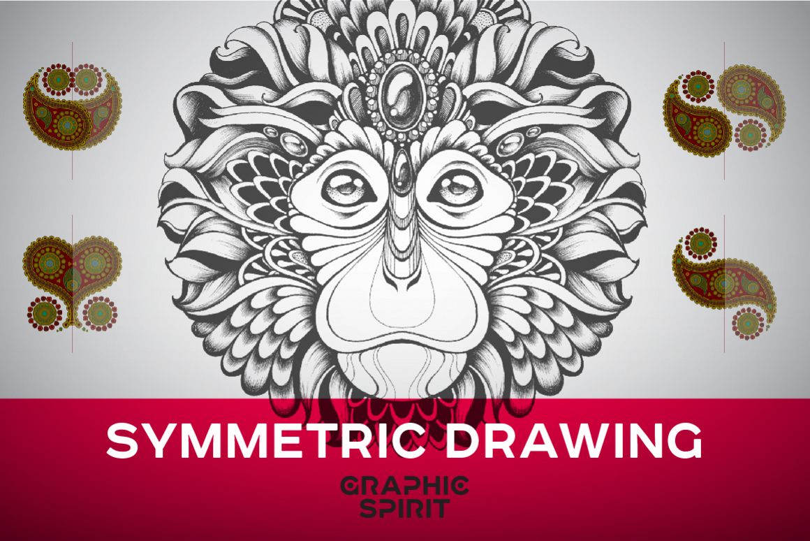 Symmetric Drawing Ai Templates example image 1