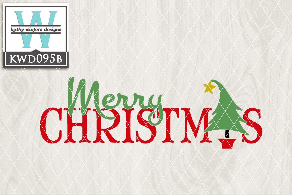 Christmas Cutting File KWD095B example image 1