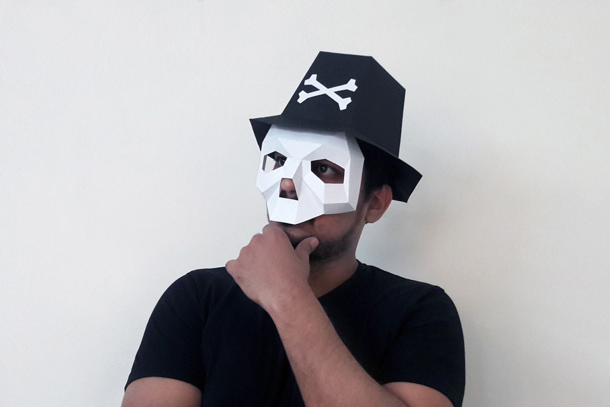 DIY Skull Hat - 3d papercrafts example image 1