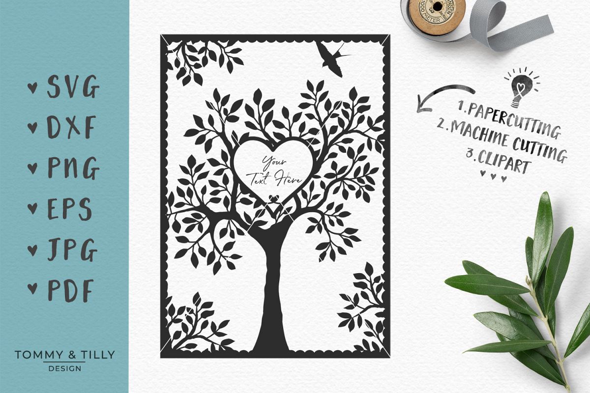 Download Natural Wedding Tree - SVG EPS DXF PNG PDF JPG Cutting ...