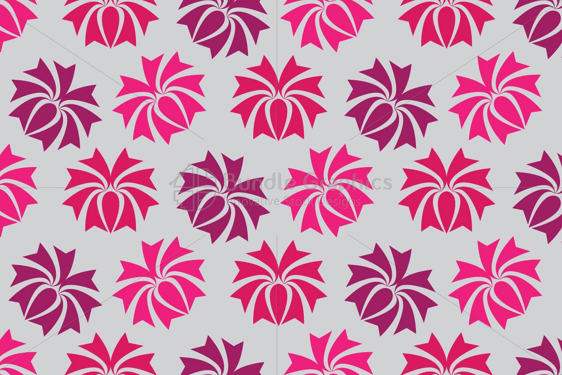 Flowers - Seamless Pattern example image 1