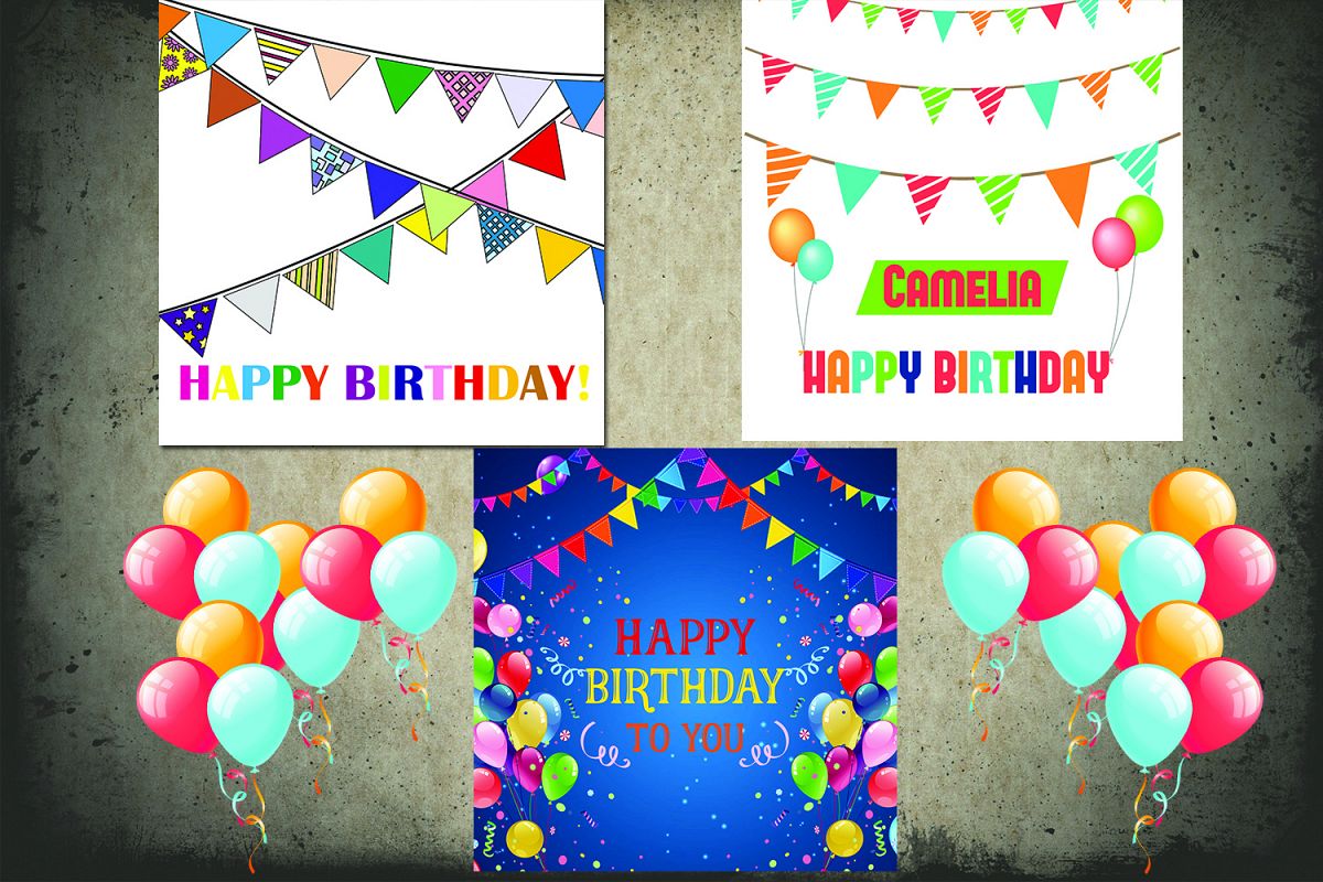 Birthday Greeting Cards Pack example image 1