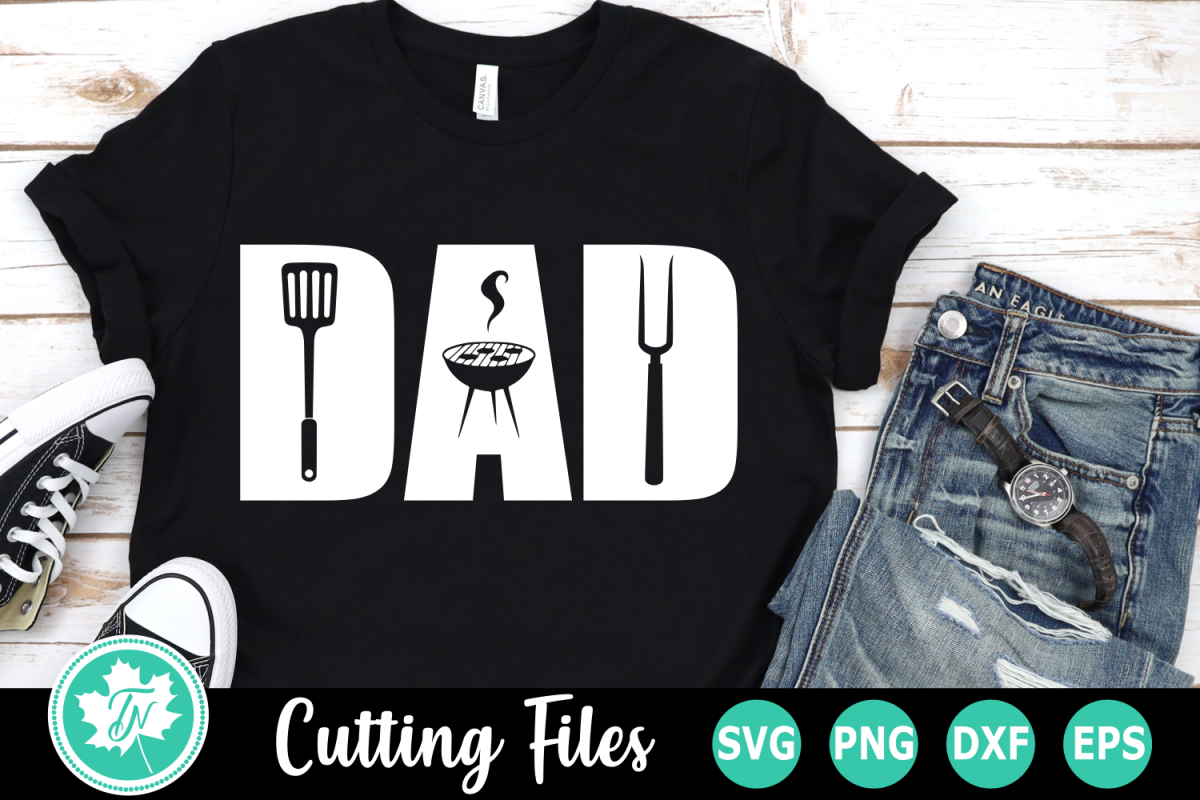 Download Dad BBQ - A Fathers Day SVG Cut File (261263) | Cut Files ...
