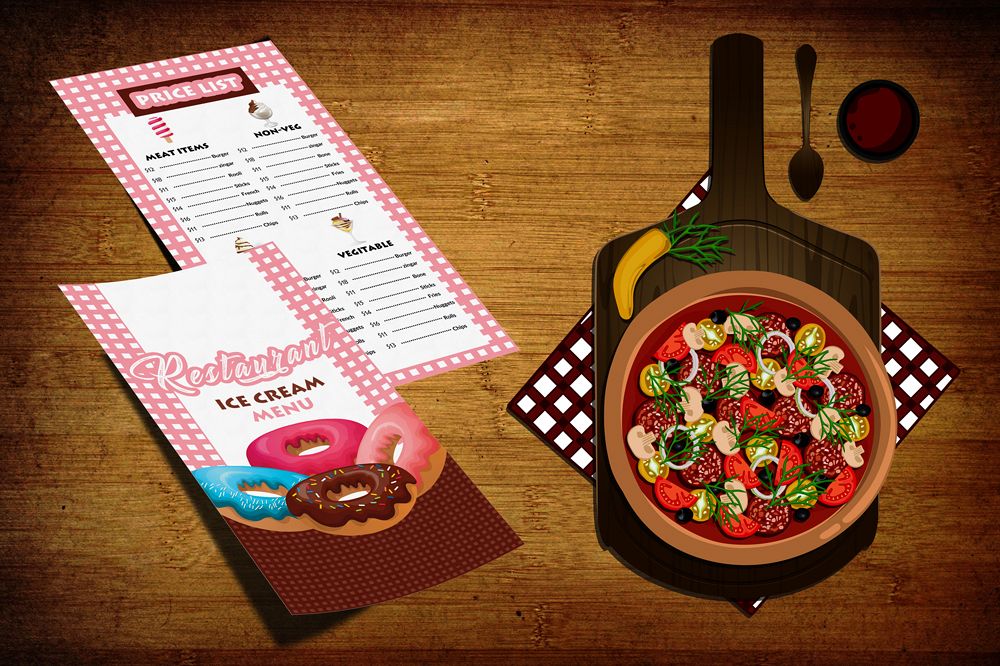 Ice Cream Menu Template example image 1