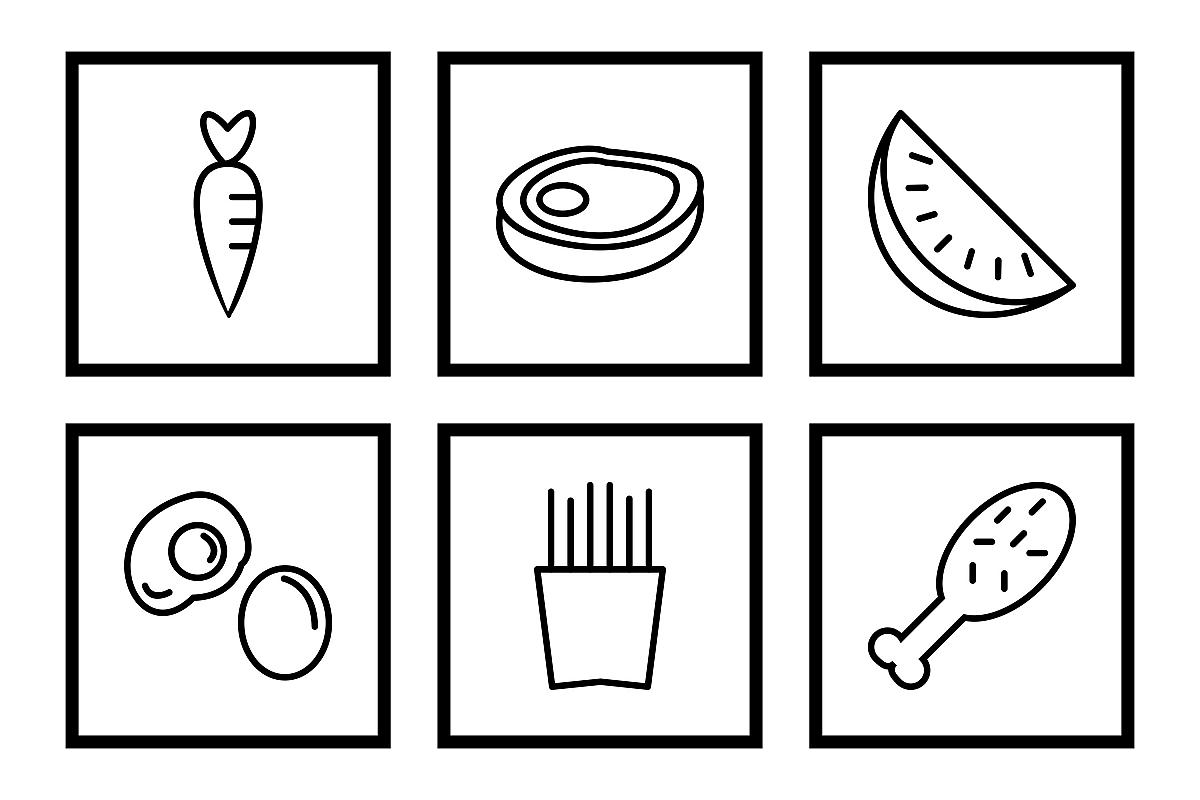 Set Of Food Icons example image 1