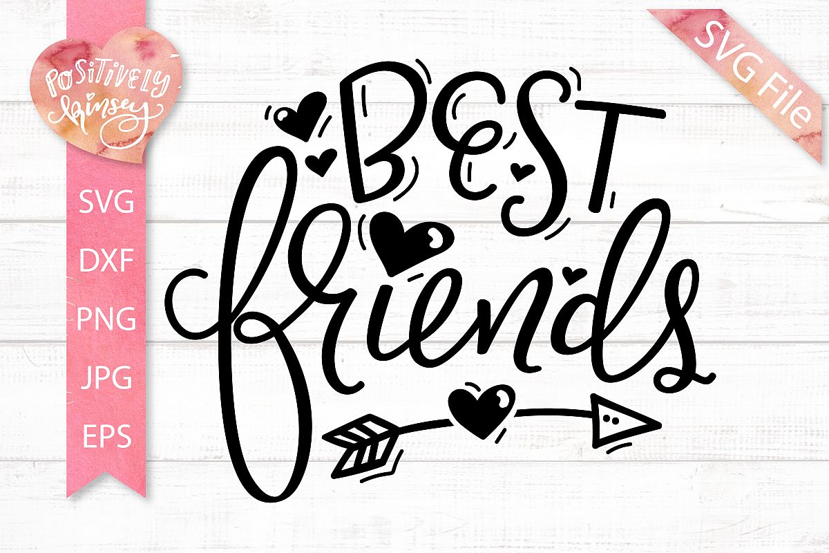 Best Friends SVG DXF PNG EPS Matching Shirts, Friend Shirts example image 1