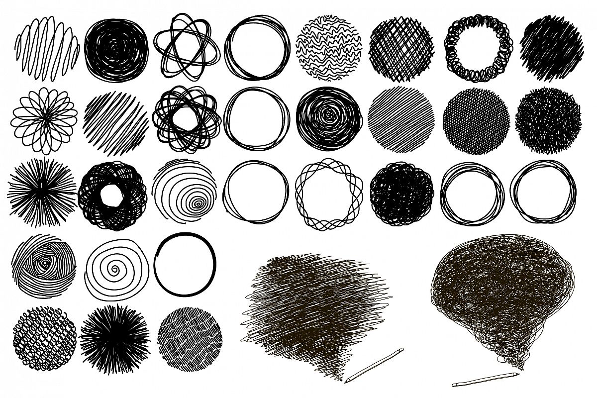 Doodle circles example image 1
