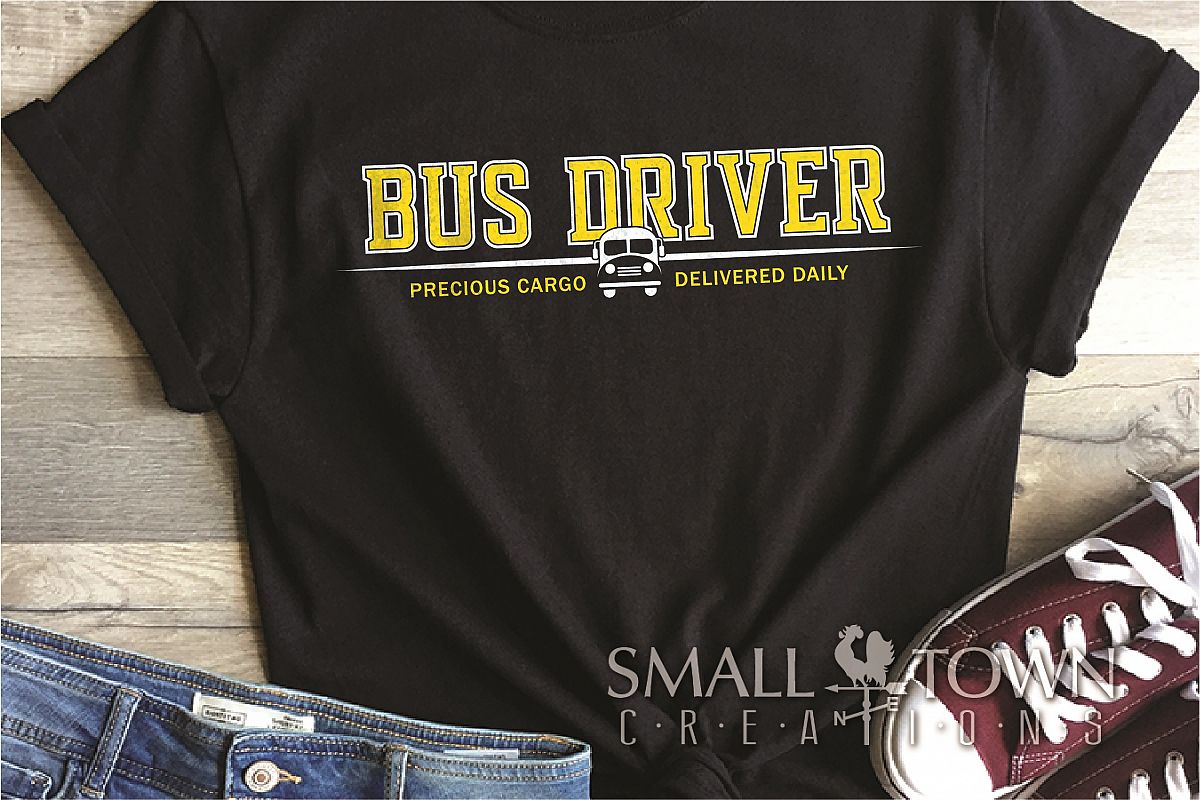 Bus Driver, School, Bus, School Bus, PRINT, CUT & DESIGN example image 1