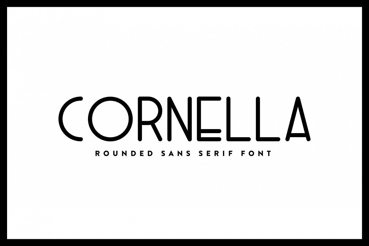 Cornella - Font Family example image 1
