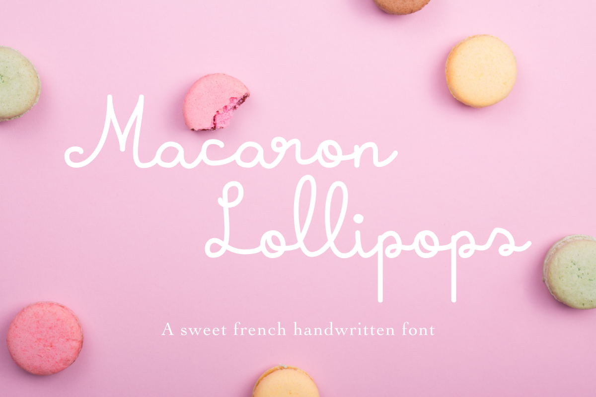 Macaron Lollipops example image 1