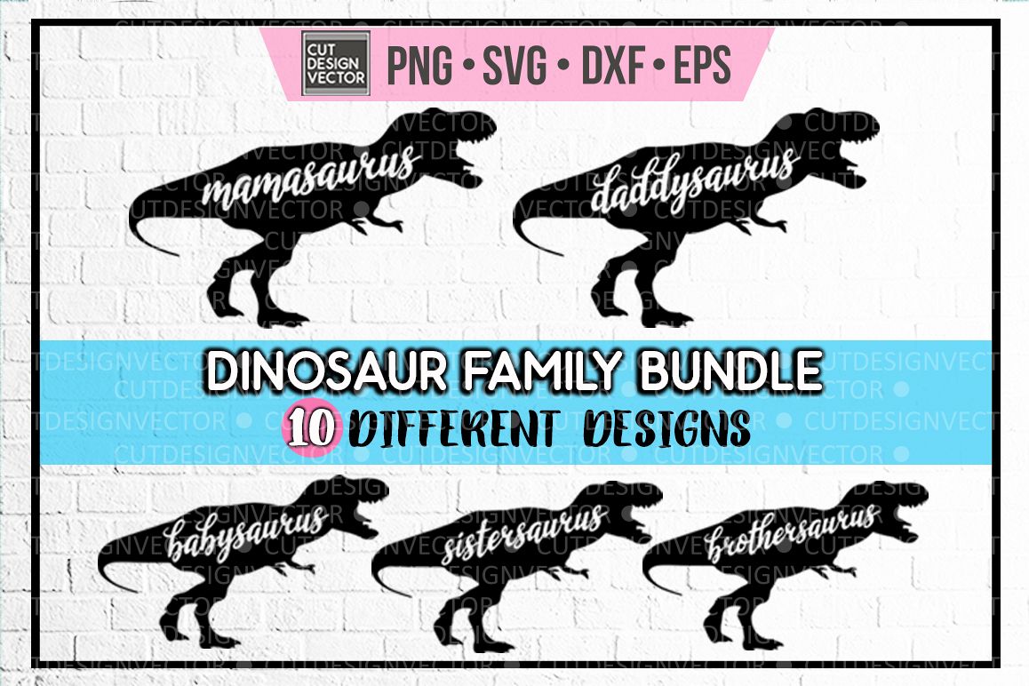 Dinosaur Family BUNDLE example image 1