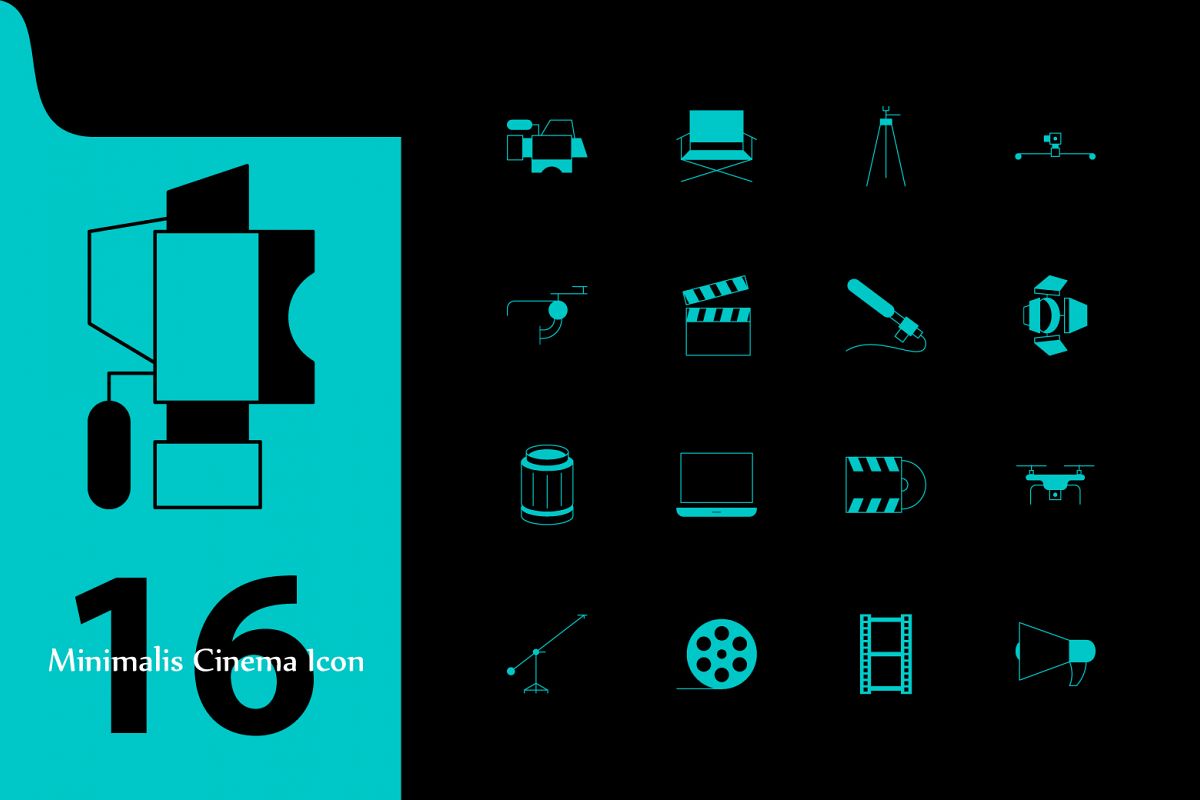 Cinema Icon Set example image 1
