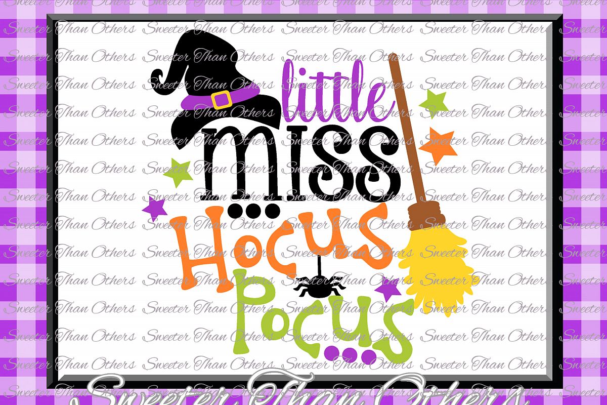 Halloween svg, Little Miss Hocus Pocus svg example image 1