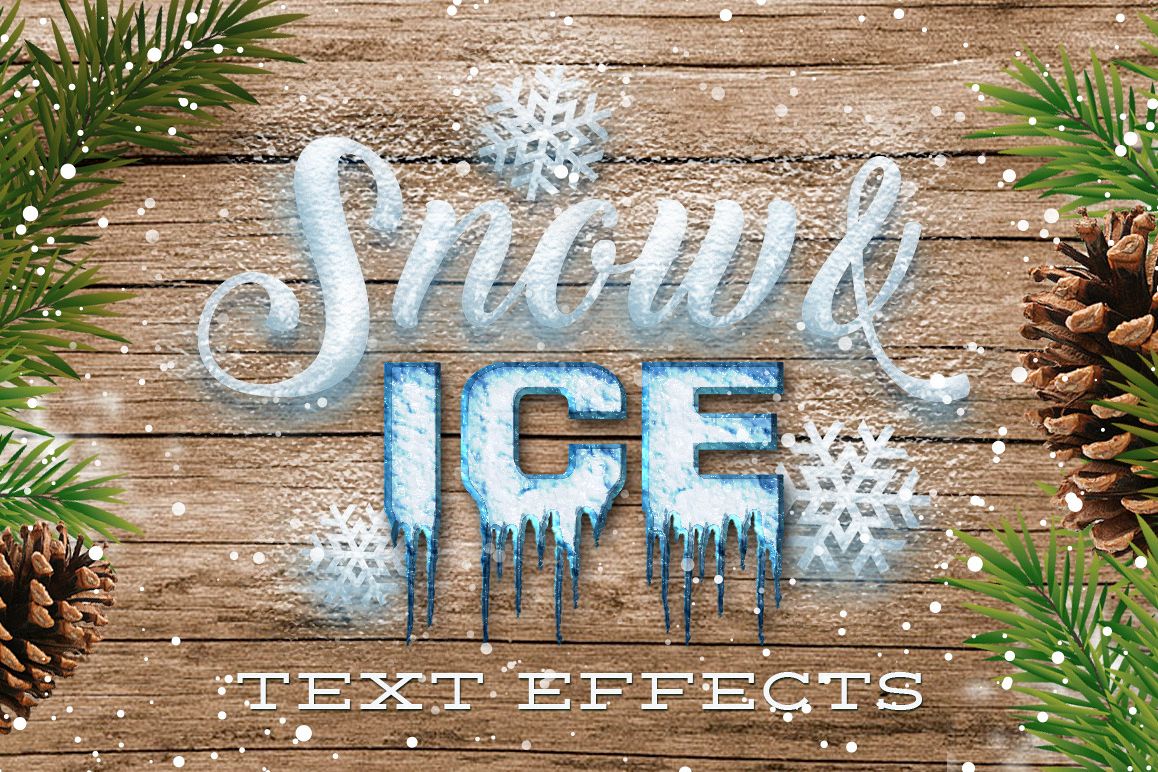 Snow & Ice Text Effects example image 1