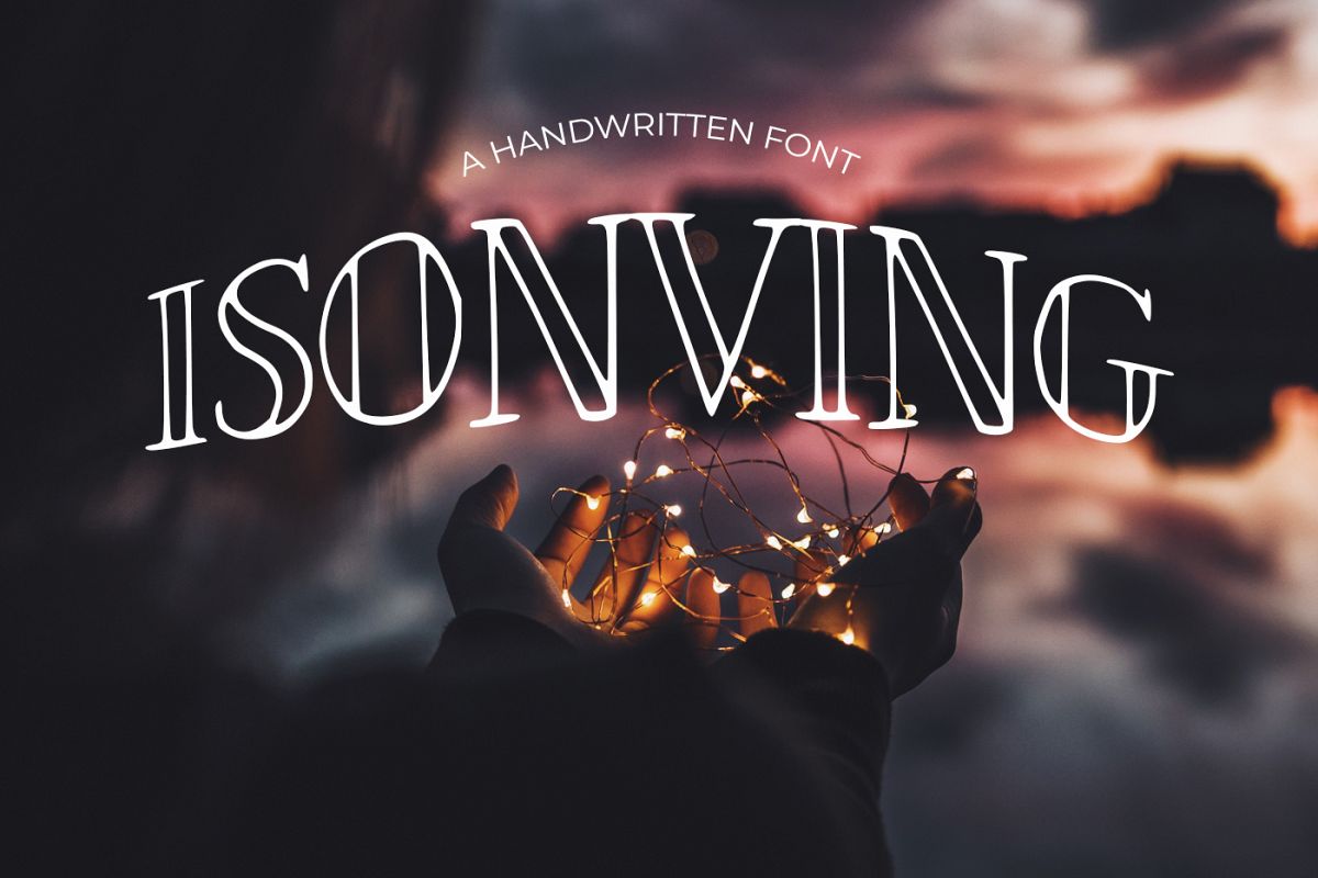 Isonving Font example image 1