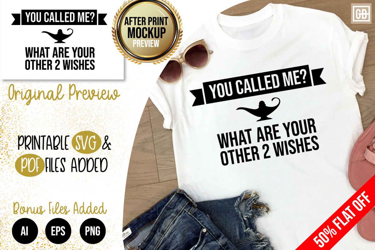 Funny Wish Quote, Wish Saying SVG, AI, EPS, PNG, PDF example image 1