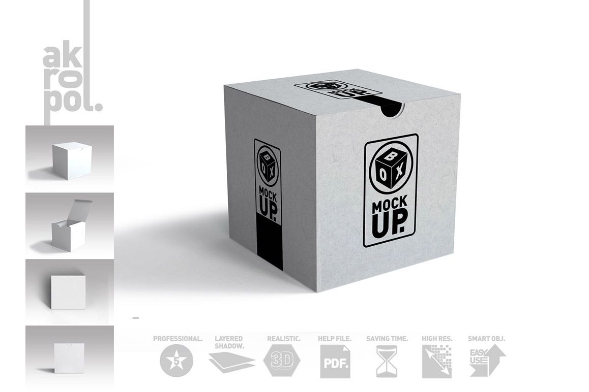 Package Box Mockups example image 1