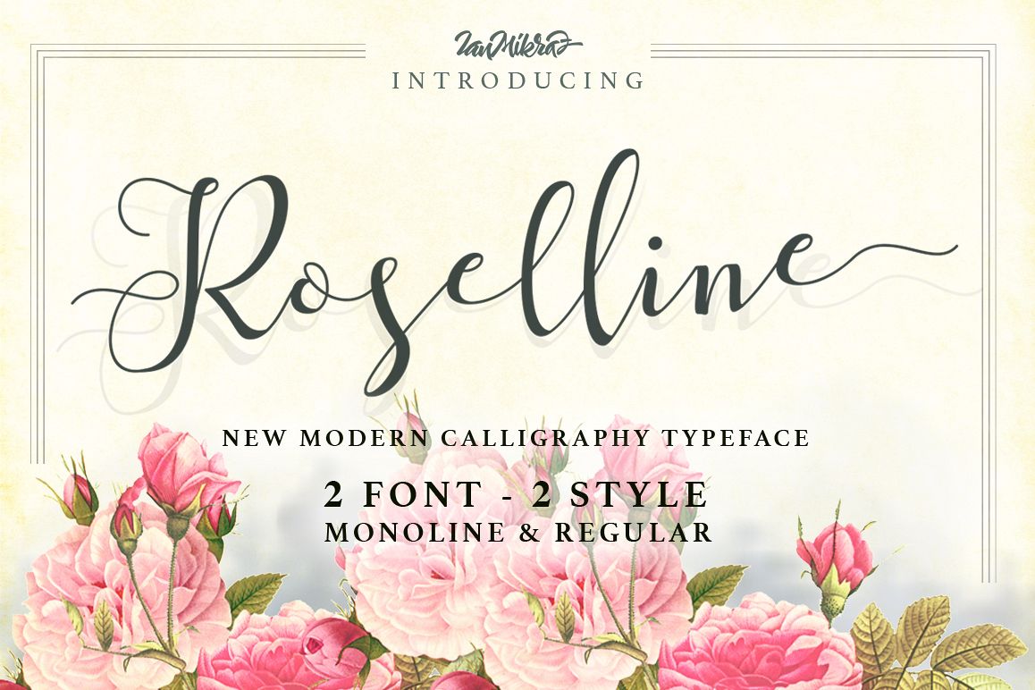 Roselline Typeface example image 1