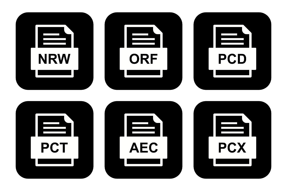 Set Of File Formats Icons example image 1