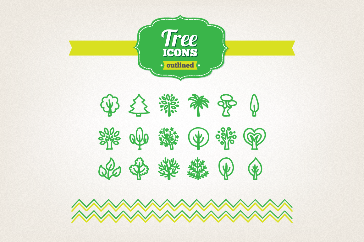 Hand Drawn Tree Icons example image 1