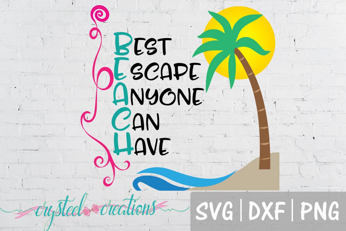 Beach- "Best Escape Anyone Can Have" example image 1
