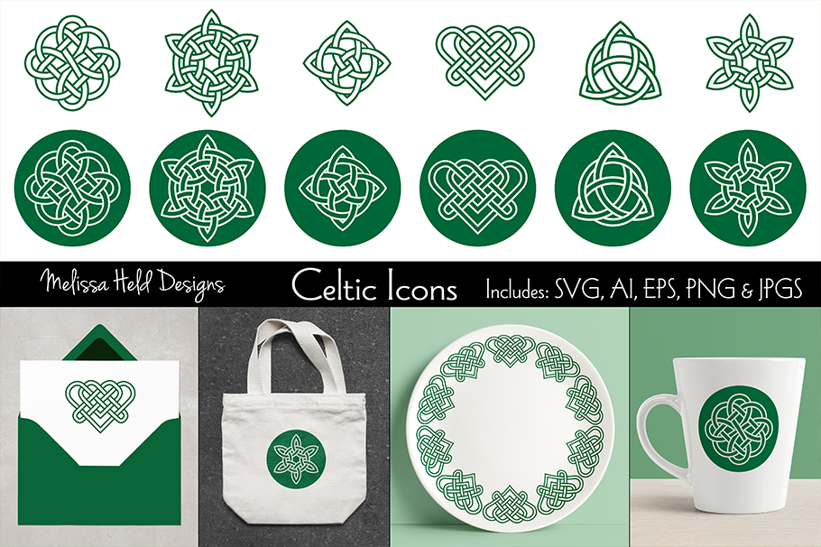 Celtic Knot Icons example image 1