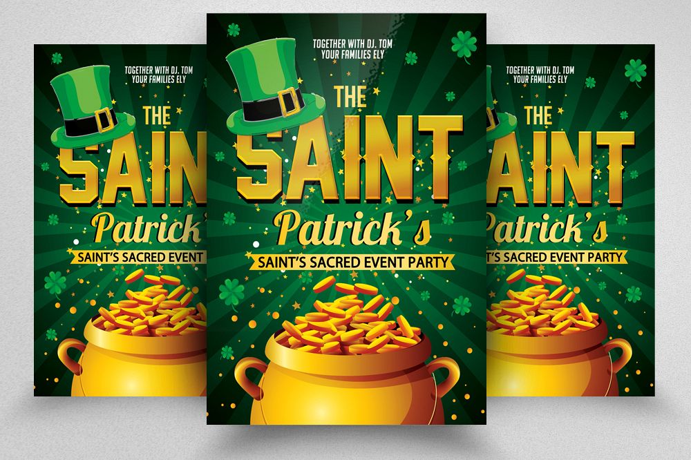 Saint Patricks Day Flyer example image 1