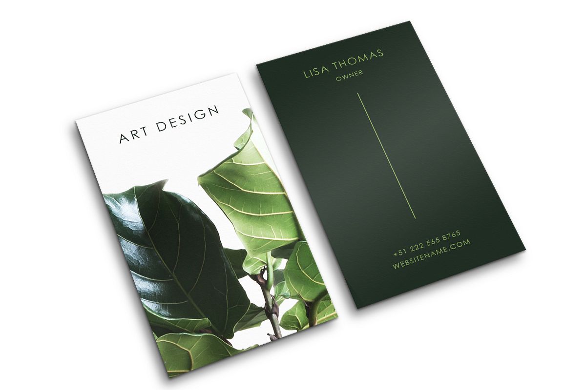 Beautiful creative art business Card example image 1