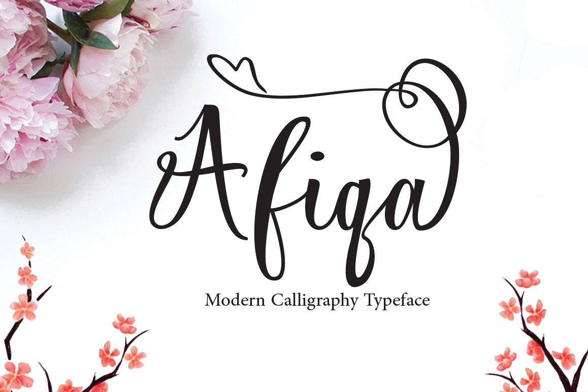 Afiqa Script example image 1