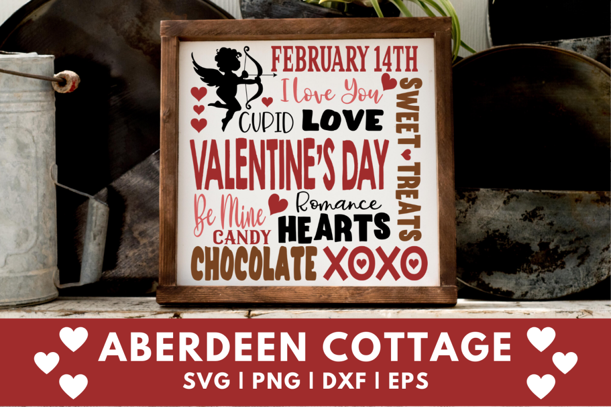 Valentines Day Expressions SVG | PNG | EPS | DXF example image 1