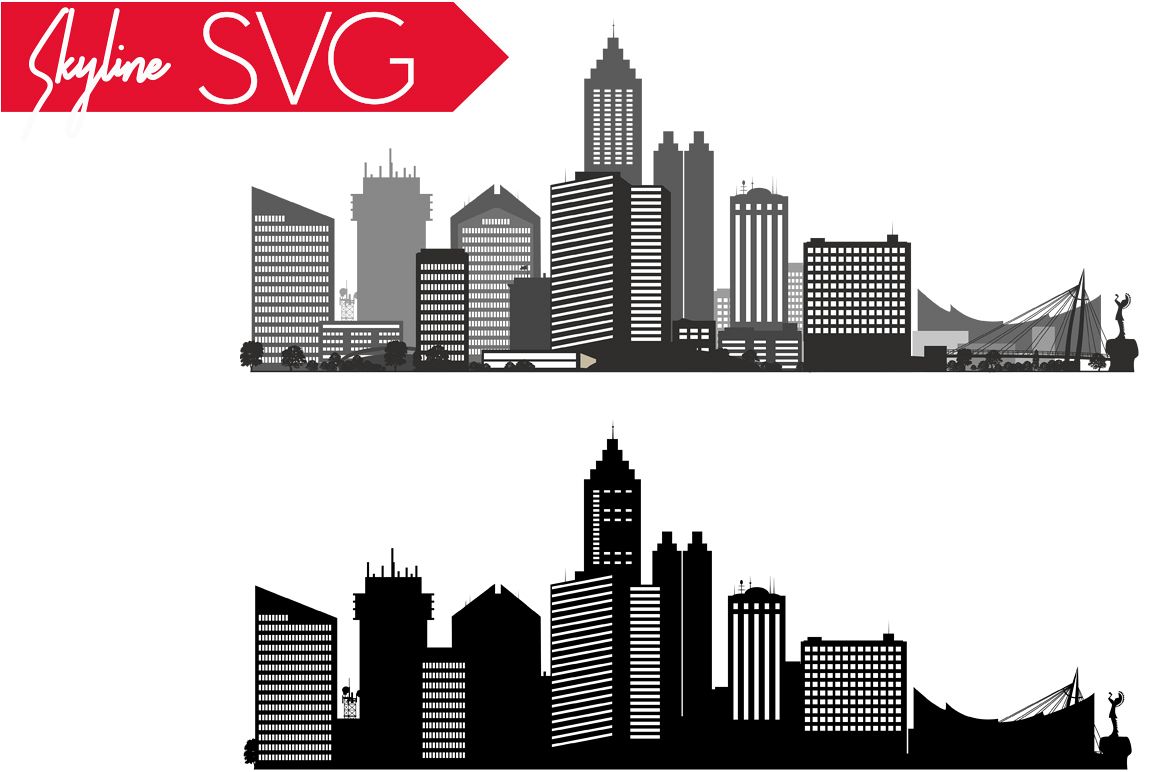 Wichita SVG, Kansas SVG, City Vector Skyline, silhouette USA city, SVG