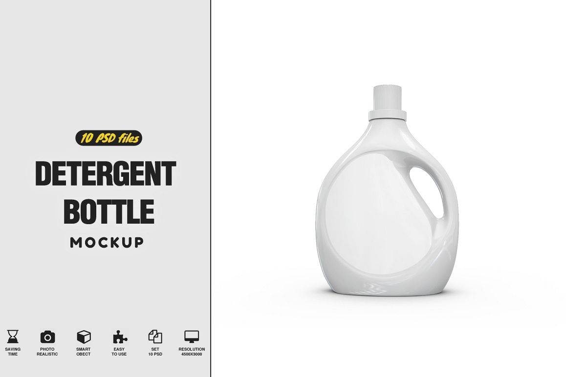 Detergent Bottle Mockup example image 1