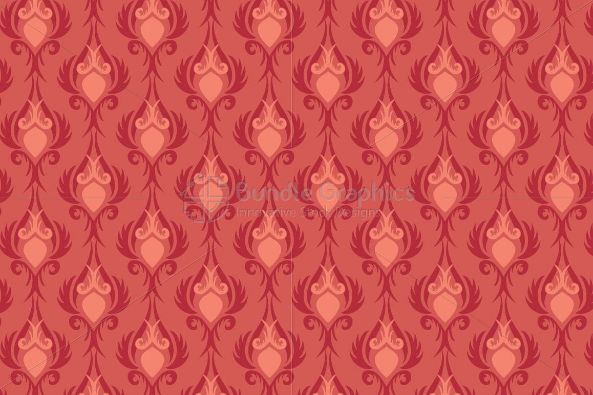 Decorative Vintage Style Seamless background example image 1