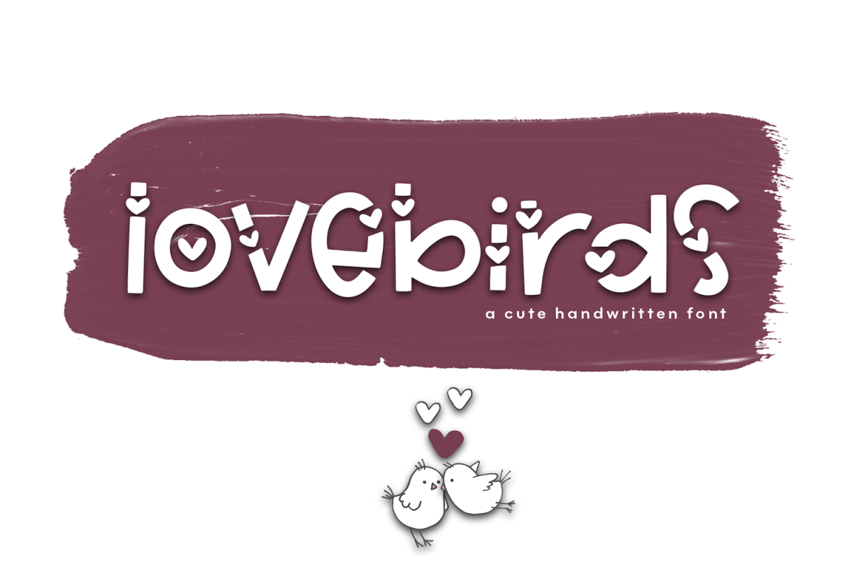 Lovebirds - A Cute Handwritten Font example image 1